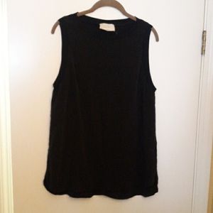 Alice and Olivia silk black tank top AIR